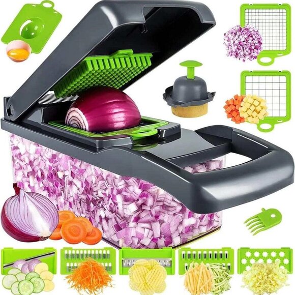 12 in 1 Vegetable Chopper - Picture 1 of 12